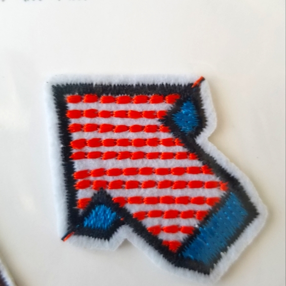 May Collection Teepee and Arrow Patches Colorful NWT - Picture 2 of 3